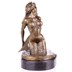 Sellő - erotikus bronz szobor képe